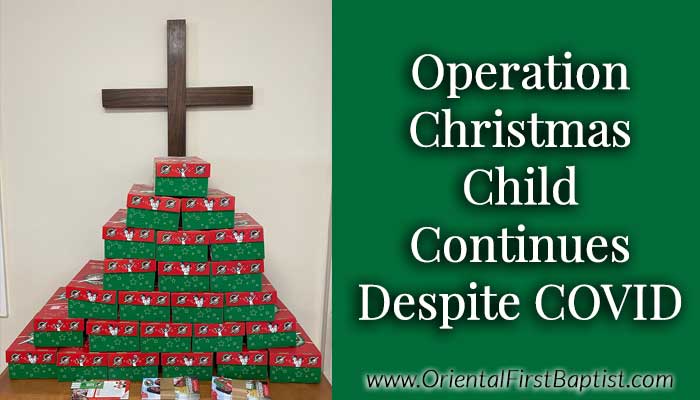 Operation Christmas Child Announcement
