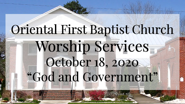 OFBC Worship Service for October 18 2020