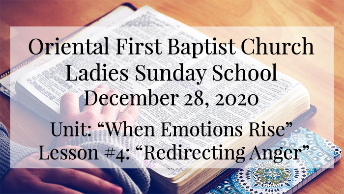 OFBC Ladies Sunday School for December 28 2020