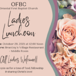 OFBC Ladies Luncheon Info