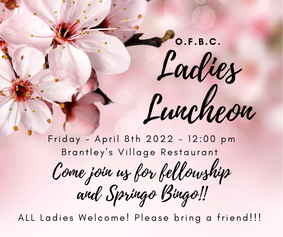 OFBC Ladies Spring Luncheon